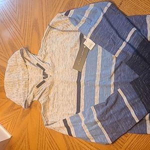 NWT boys Ocean Current XL long sleeve hooded tee